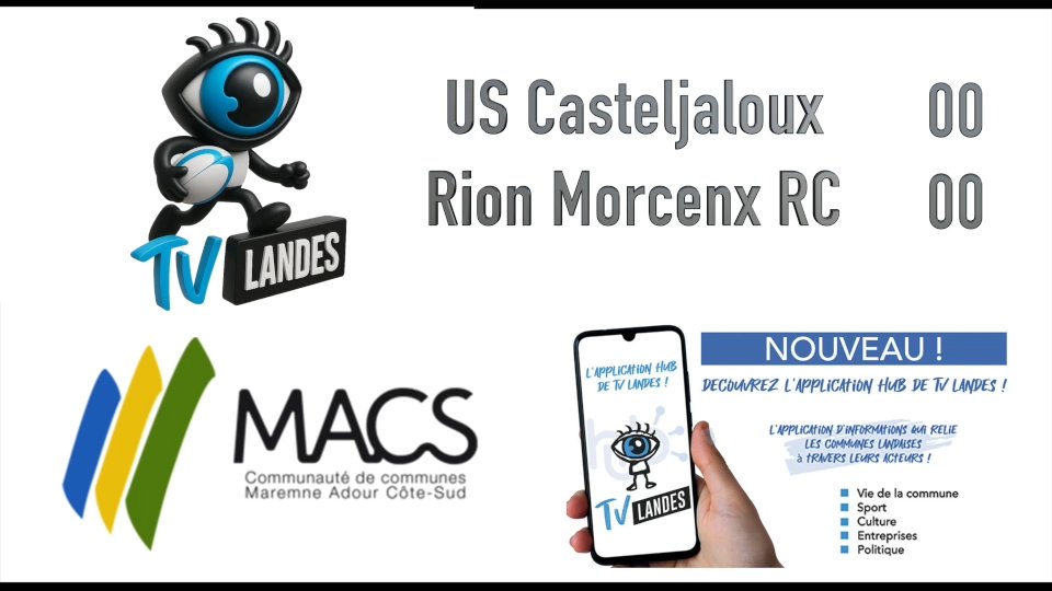 Résumé du match de Fédérale 2 entre US Casteljaloux vs Rion Morcenx RC
