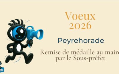 Remise de Médaille lors des voeux 2026 à Peyrehorade