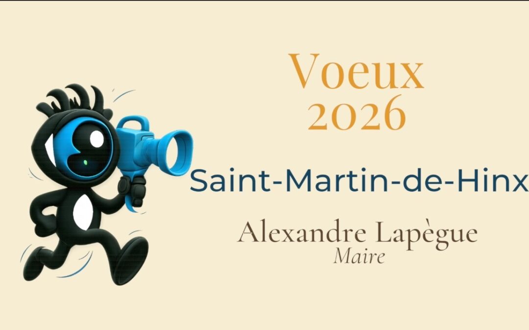 Les voeux 2026 du maire de Saint Martin de Hinx Alexandre Lapègue