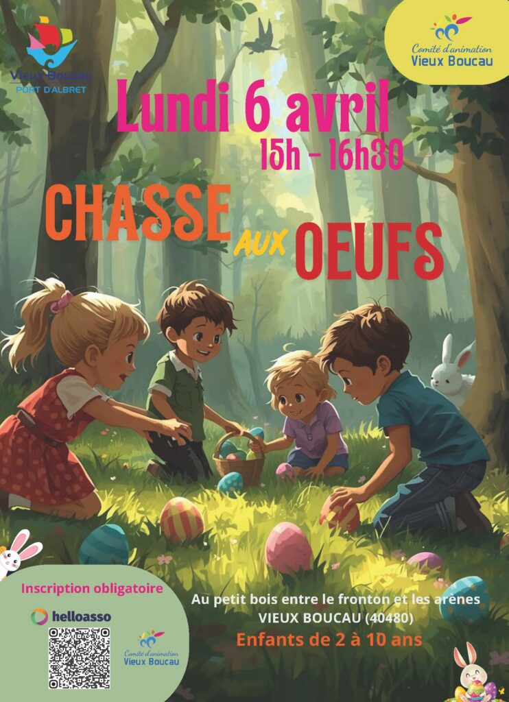 Chasse aux oeufs 6 avril